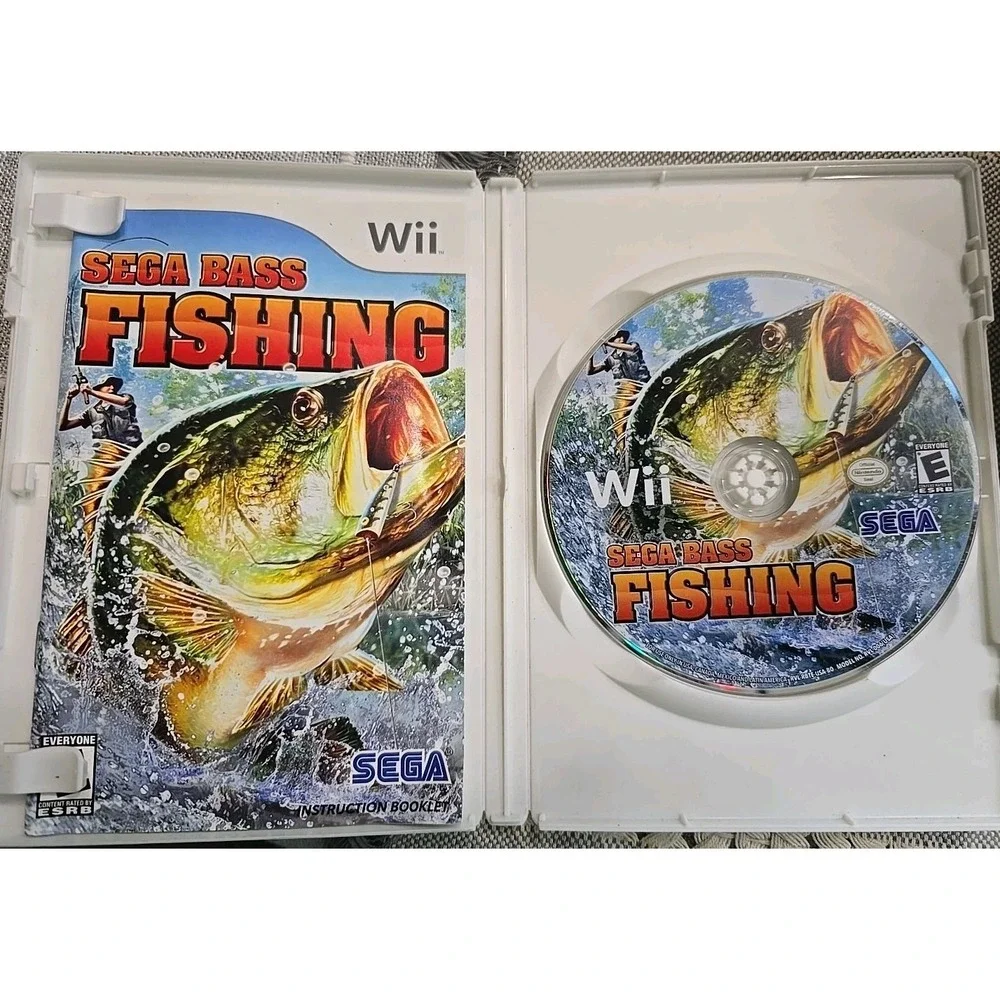 Nitendo Wii Games:SegaBassFishing(2006),Nascar Unleashed(2006)
